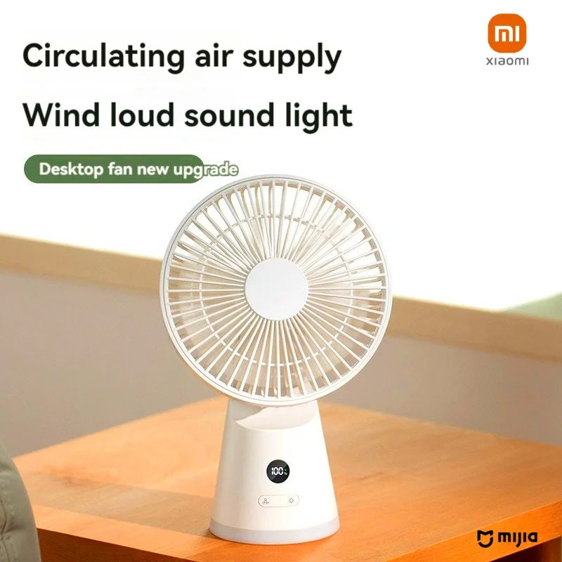 Iconic Brand New Type Portable Mini Desk Fan USB Rechargeable Handheld Mini Electric Fans Cordless Air Cooling Small Fan 4 Gears Speed
