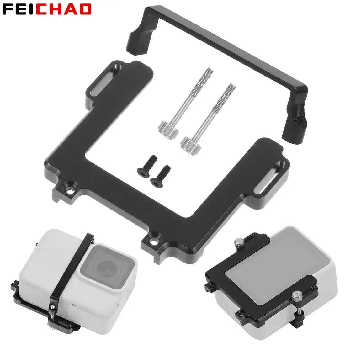 Adaptateur plaque commutation pour cardan - Noir, universel, sans outils