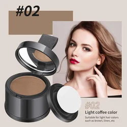 Multi - Color Hairline Powder for Instant Root Coverage and Hair Enhancement (Light Coffee)