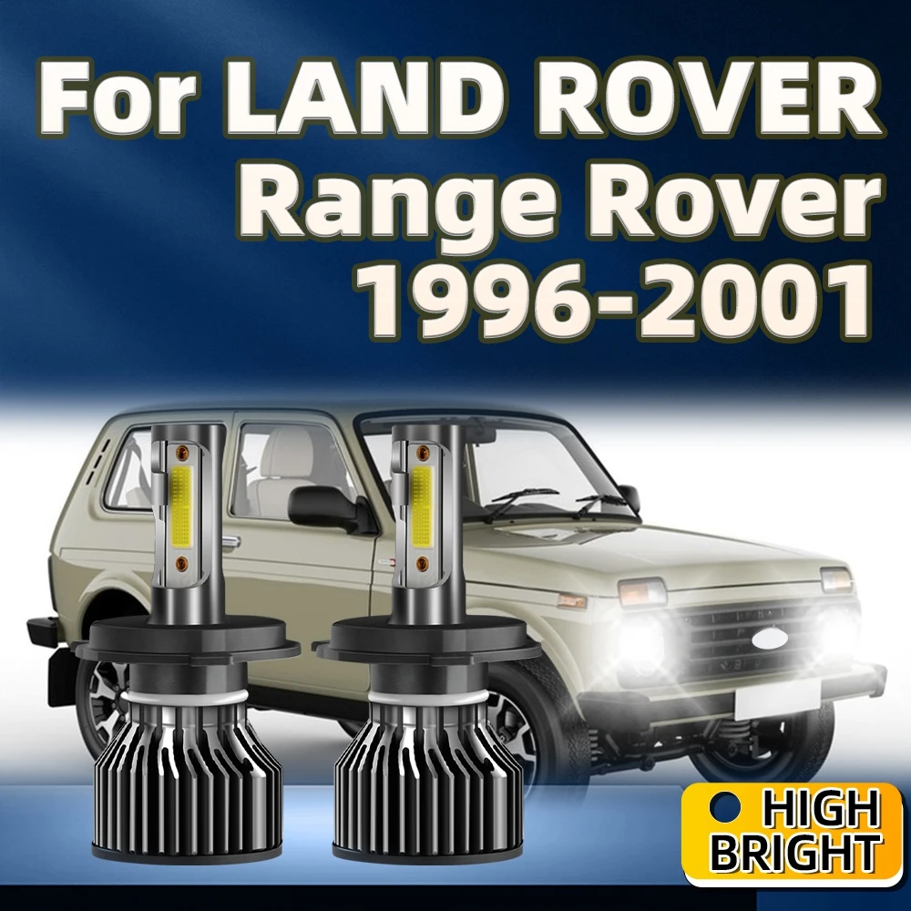 

Лампы головного света, 2 шт., 6000K, H4, 1996 лм, автомобильные лампы для LAND ROVER Range Rover 1997, 1998, 1999, 2000, 2001,