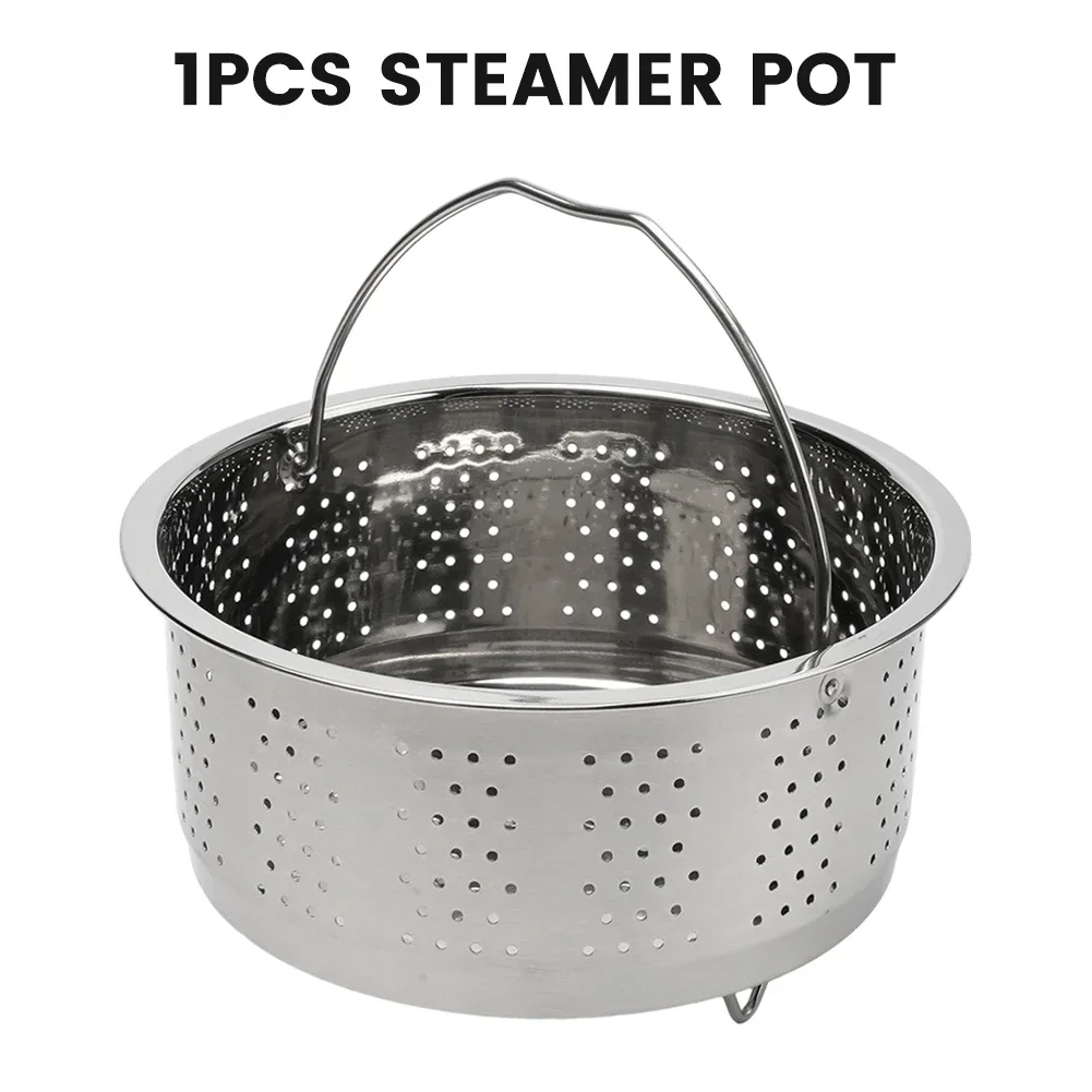 Steamer Insert Steamer Pot Stainless Steel Basket Rice Pressure Cooker Kitchen Ware Kitchen Tools Gadgets
