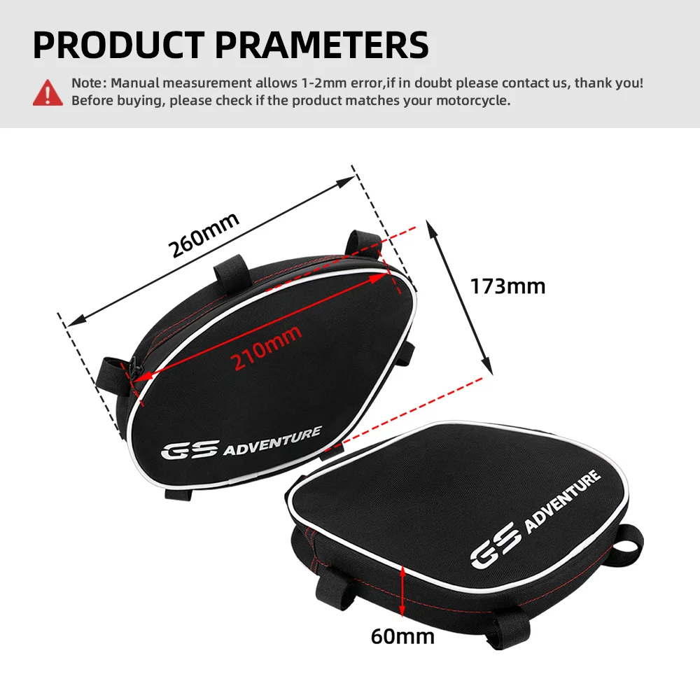 GS1200 Original Bumper Repair Tool Placement Bag For BMW R1200GS Adventure R 1200 GS ADV 2005 2006 2007 2008 2009 2010 2011 2012