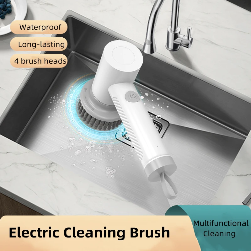 Automatic Electric Cleaning Brush, USB Rechargeable Dish Washers, Wireless Dishwashing  Brushes, Kitchen - AliExpress