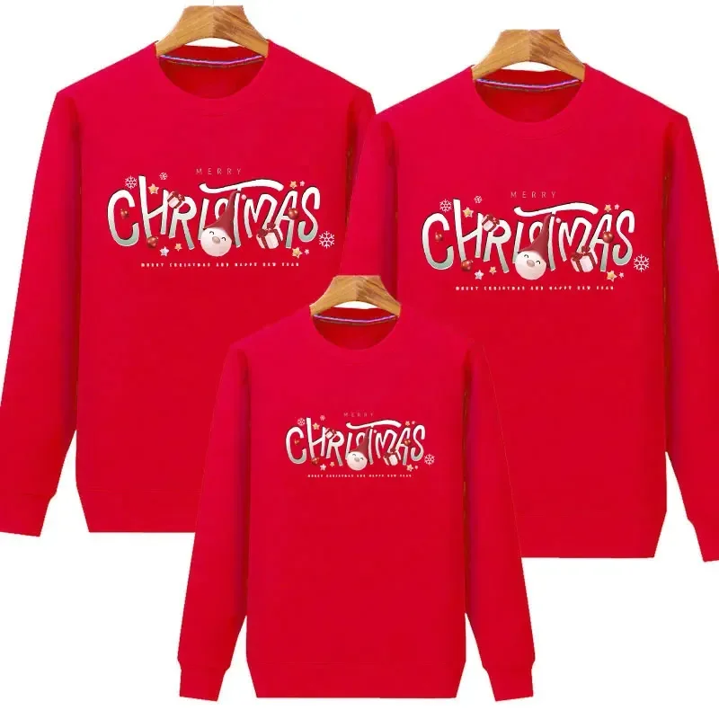 thumbnail image 2 of Suéteres navideños 2024 Conjuntos familiares a juego Sudaderas navideñas para padre, madre e hijos Otoño Mamá Bebé Mamá y yo Ropa, 2 of 5