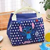 Children Hello Kitty Lunch Box Bag Disney Cartoon Stitch Thermal Insulation Bag Waterproof Food Storage Handbag 2