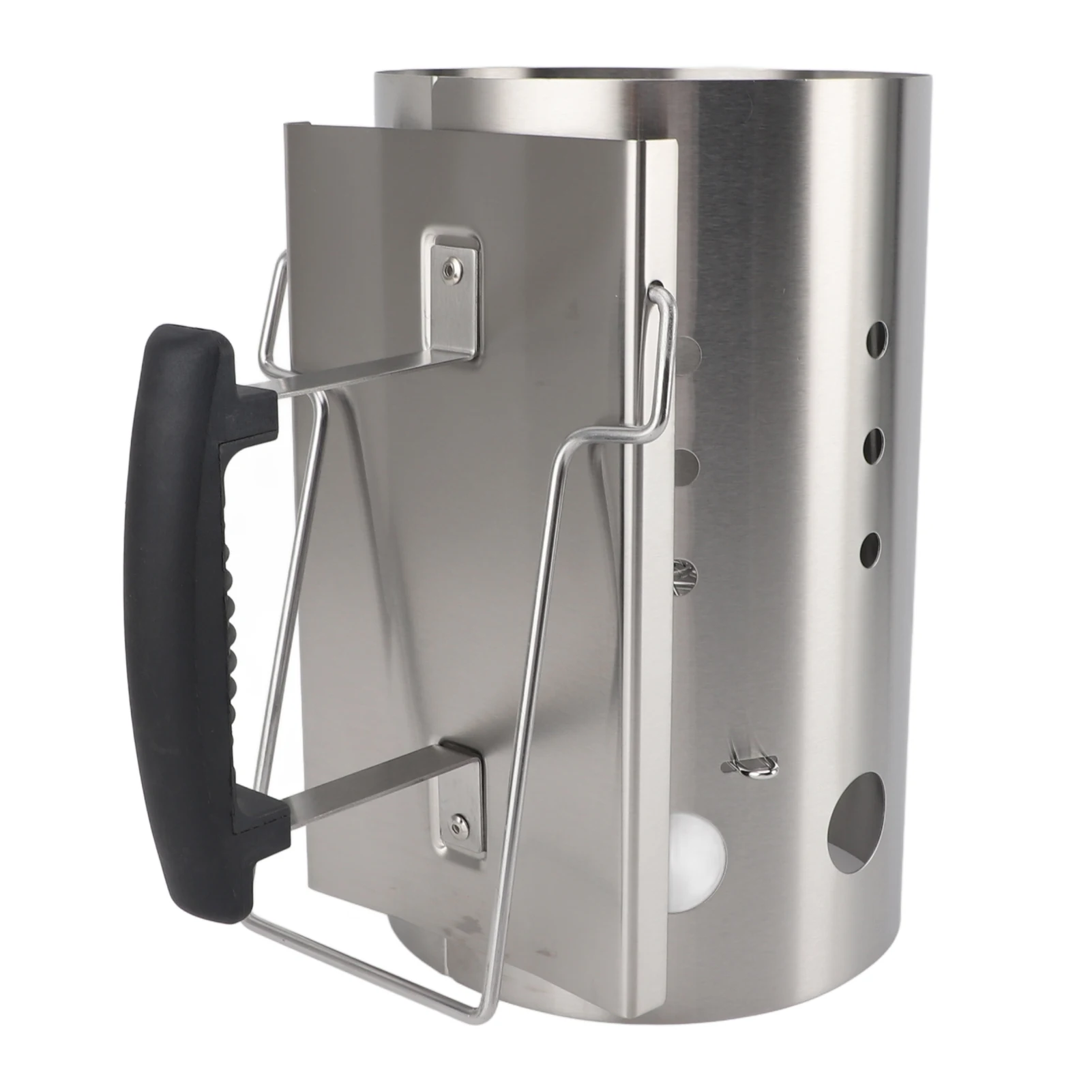 Description Picture 6 of itemChimney Starter Stainless Steel Portable Efficient Charcoal Starter Barrel for Barbecue Camping Picnic Charcoal Chimney Starter