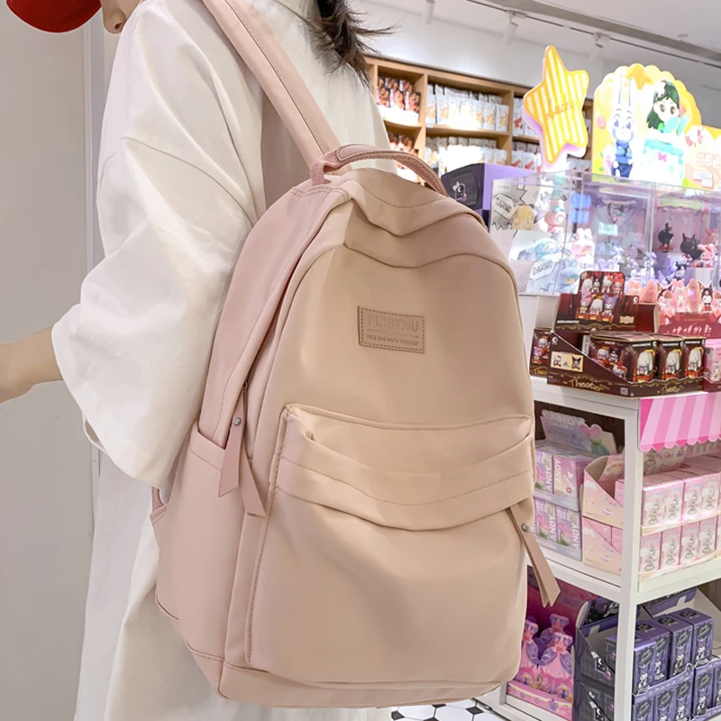 Fashion Female Kawaii School Bags Waterproof Girl Travel Nylon