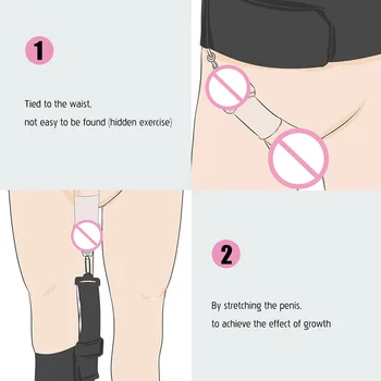 Pure Physical Penile Exerciser Sex Extender Vacuum Pump Penis Enlargement Belt Sleeve Penis Cock Stretcher Cup Sex Toys For Men 3