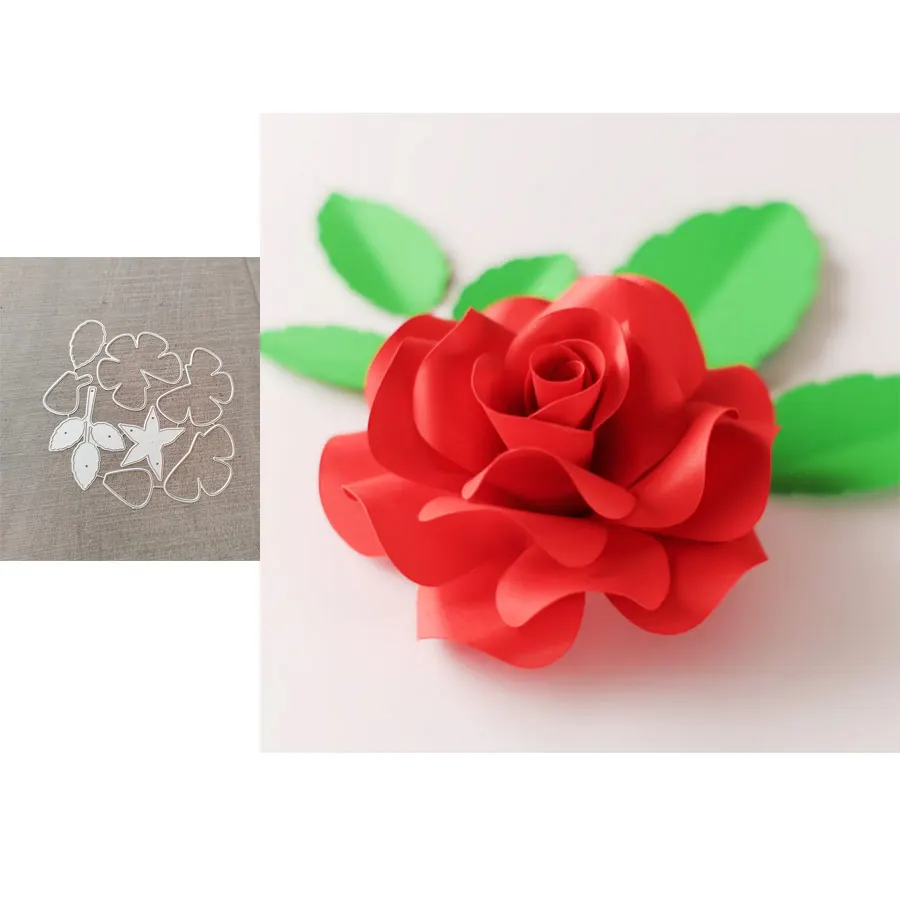 Metal-Cutting-Dies-rose-Wedding-Cut-Die-Craft-Decoration-Scrapbook ...