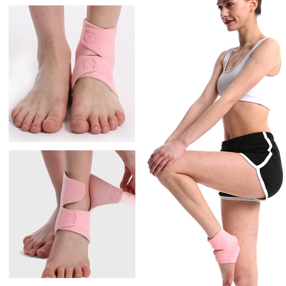 1Pcs Adjustable Ankle Tendon Compression Brace Sports Foot Support Stabilizer Wraps for Injury Prevention&Protection for Sprains