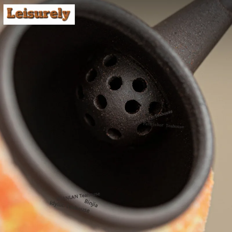 185ML Mineral Rocks Dragon Egg Teapot Aesthetic Tea Infuser Pot Tea Maker Kettle With Ball Hole Oolong Tea For Tea Supplies Gift