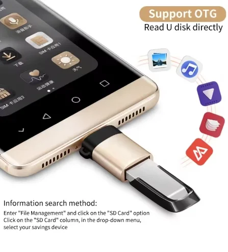 USB 3.0 Type C OTG Adapter USB A to Type C Adapter For Xiaomi Huawei Mini Type-C OTG Cable Converter otg adapter