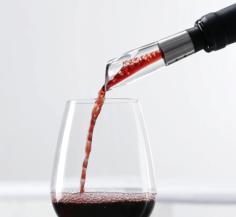 Decanteur Aérateur à Vin Bec Verseur Anti-Goutte - pour une Aération du