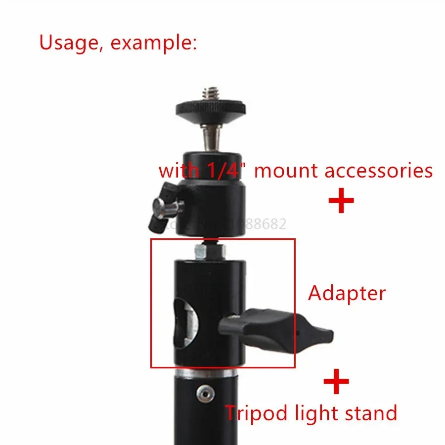 Tripod Light Stand Flat Head Converter to 1/4 Screw Adapter for LED Light Monitor Flash Photography Accessories light stand,photographic light stand,tripod mount adapter