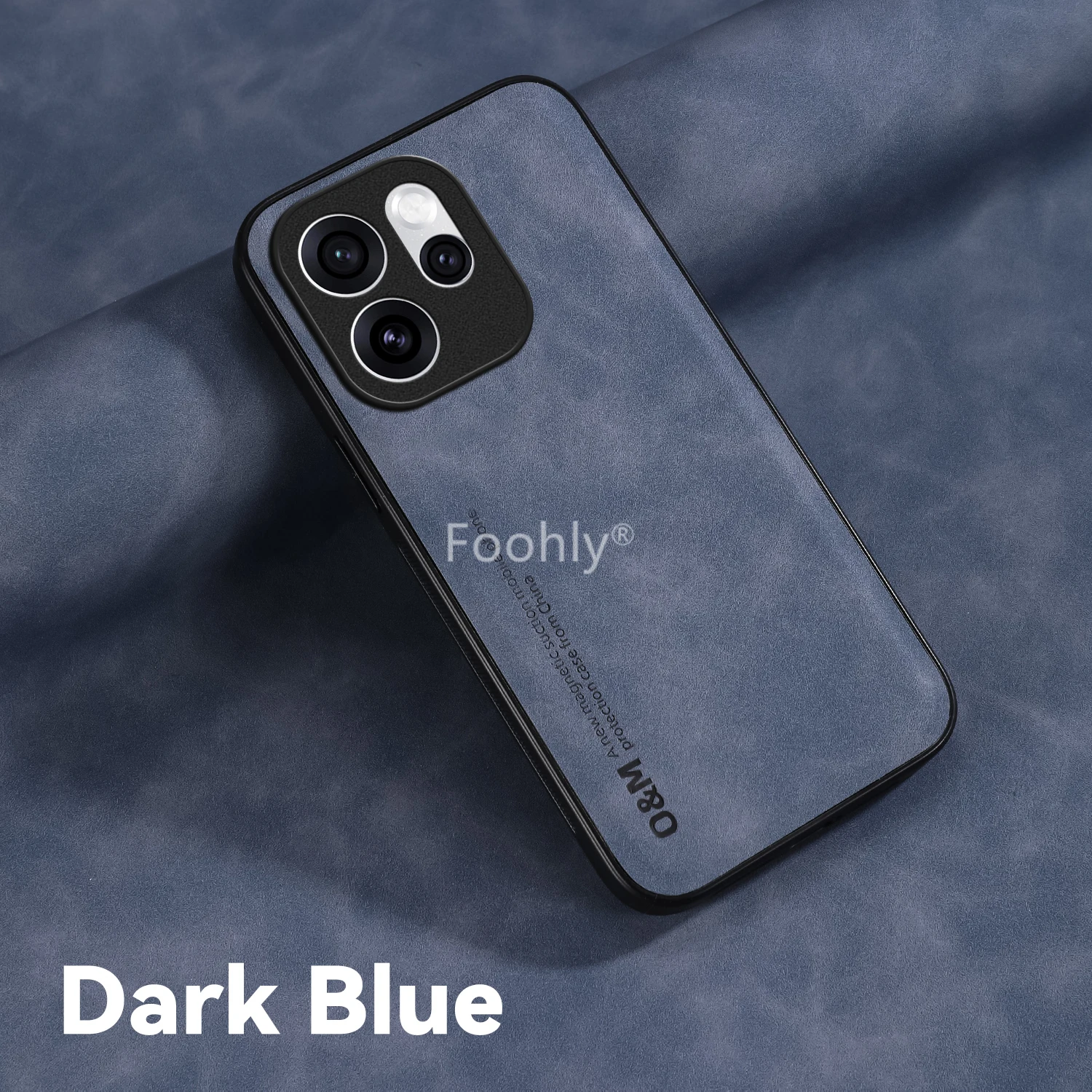 Nubuck Leather Shockproof Magnetic Protective Phone Case