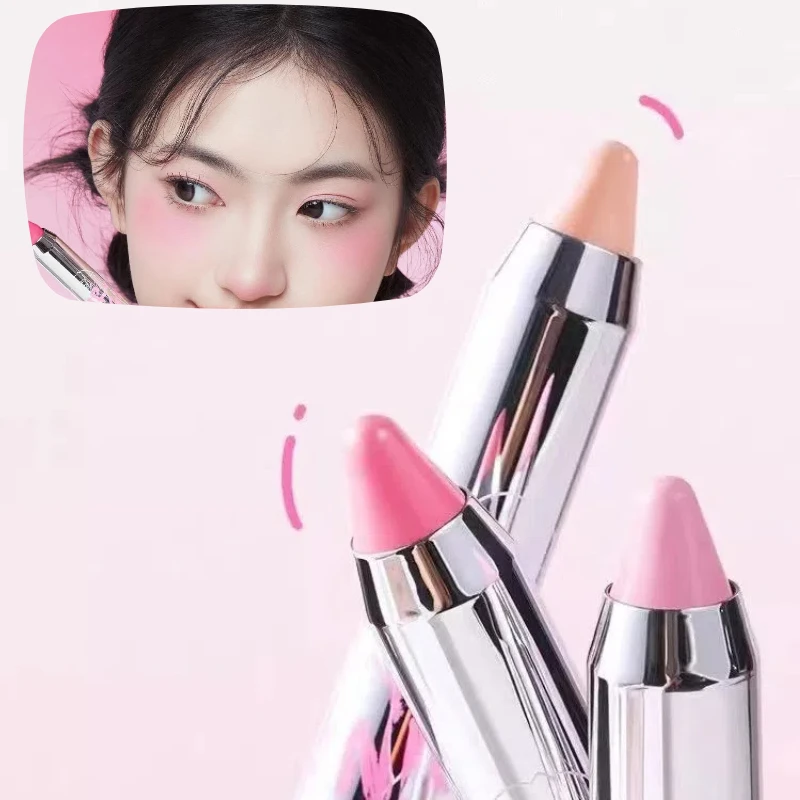 Blush Stick Contouring Stick NEIYOU Blush Eyeshadow Stick Expansion Color Purple Cheek Eyes Base Contour Tint Makeup Pink Peach Rouge Pen Girl Cosmetic