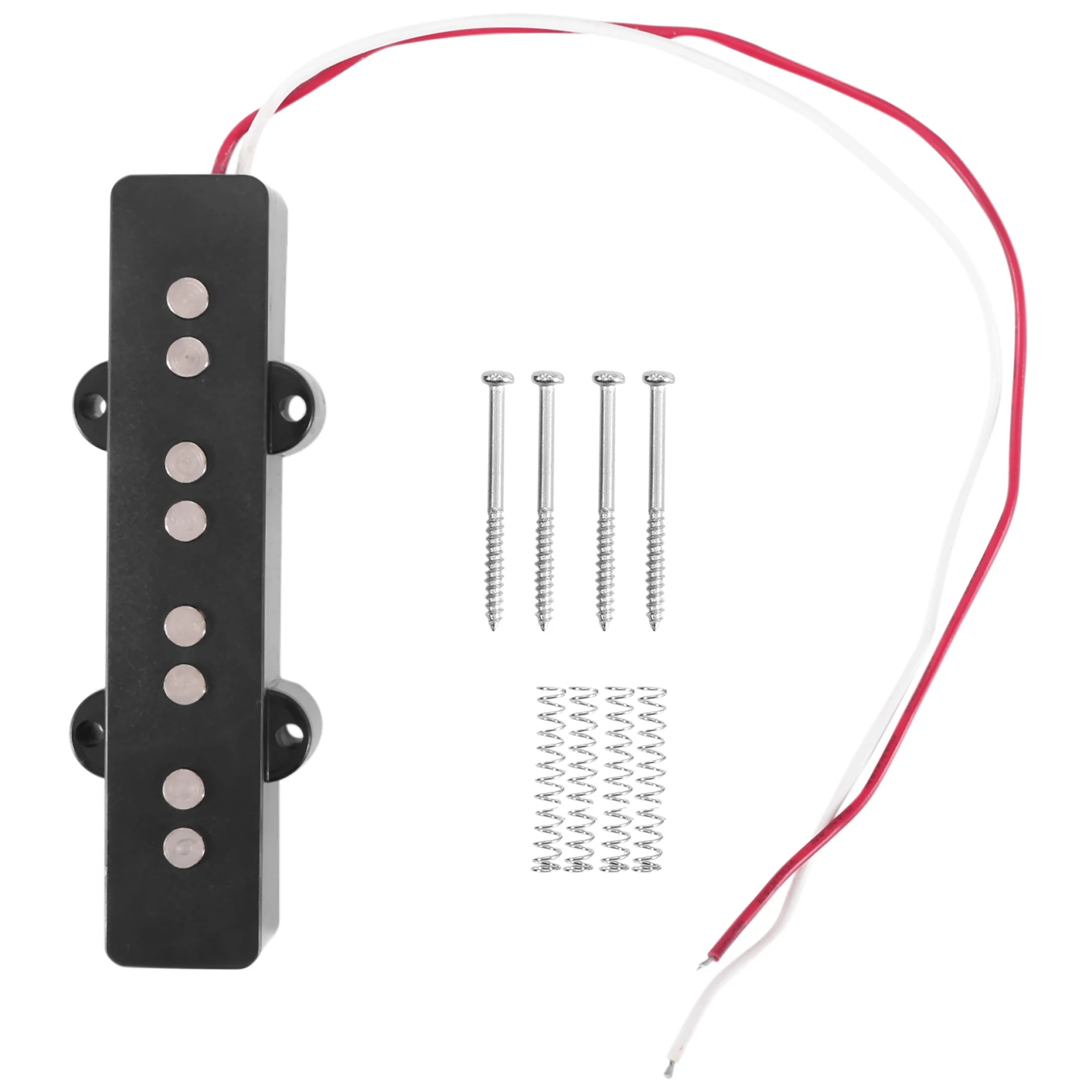 Pro Electric Bass Open Type Noiseless Bridge Pickup for 4 String Jazz Bass Jb Style
