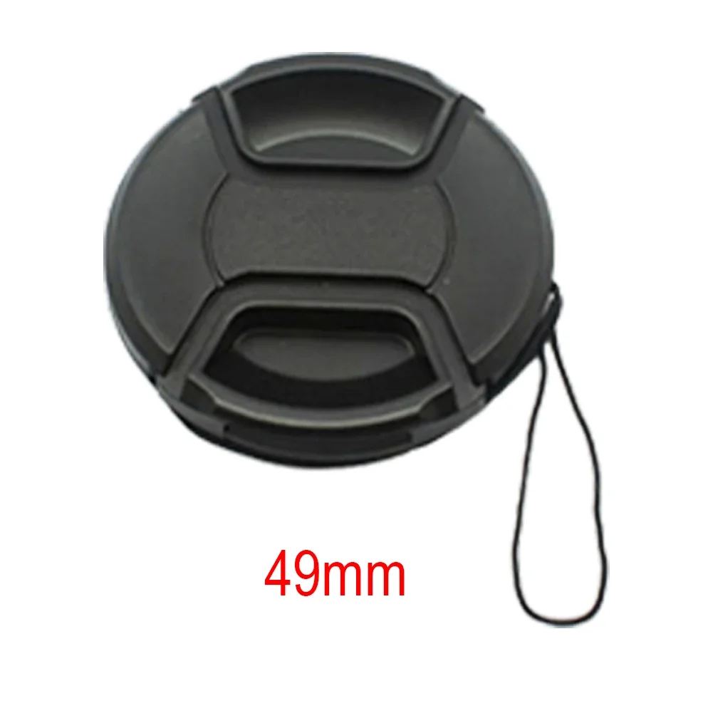 Lens Cap Cover Holder 49/52/55/58/62/67/72/77/82mm Center Pinch Snap-on Cap Cover For All Camera Lens