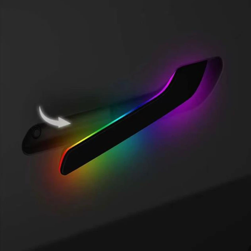 

Умные электрические дверные ручки с красочными светодиодными лампами, автоматическая Совместимость с автоматической дверной ручкой для Tesla Model Y