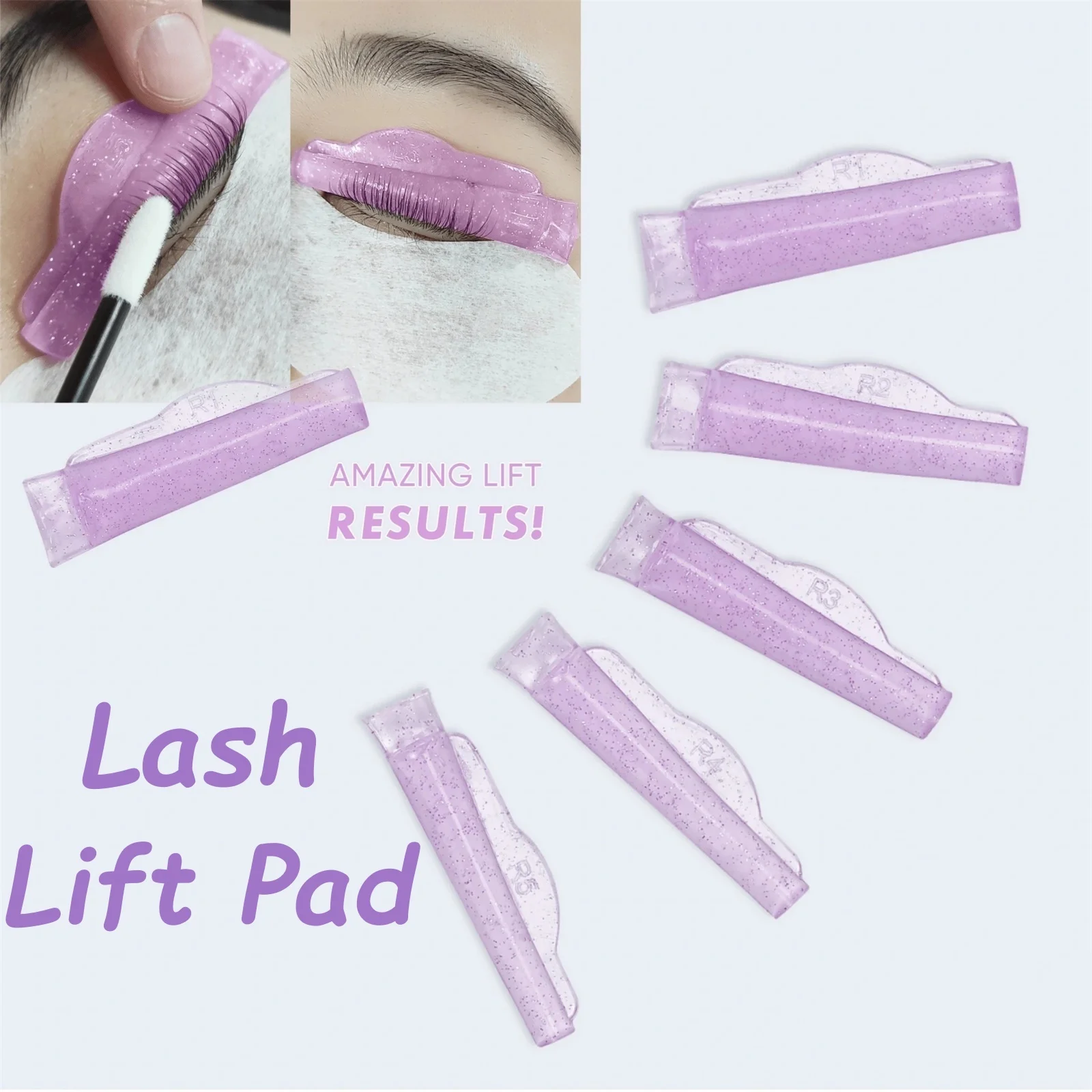 Libeauty Silicone Lash Lift Shields - Eyelash Perming and Curling Accessories