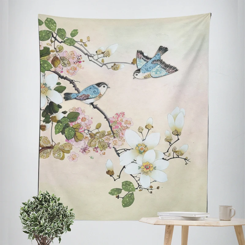 Home decorations Natural and Animal Styles room decor wall tapestry aesthetic bedroom aesthetic wall art large fabric tapestry