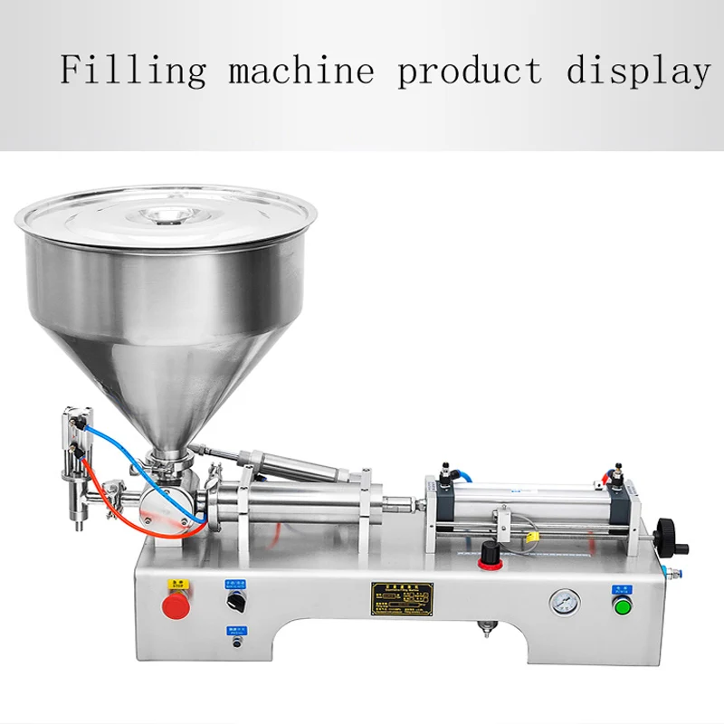 

PBOBP Single Nozzle Paste Filling Machine Cream Salad Cosmetics Soy Sauce Vinegar Piston Electric Filling Machine