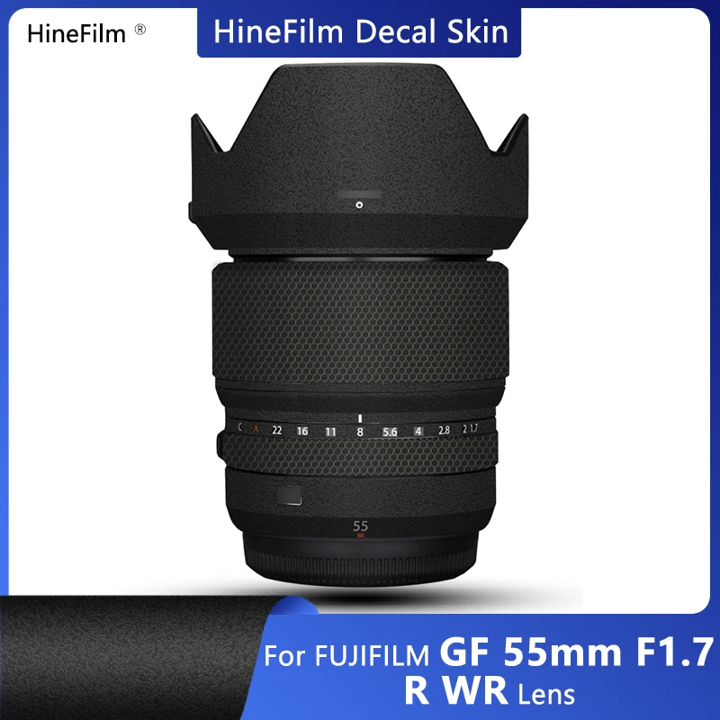 

for Fujifilm GF55mm F1.7 R WR Lens Decal Skin for Fuji GF55F1.7 Anti Scratch Wrap Cover Fujinion 55-1.7 Lens Sticker Film