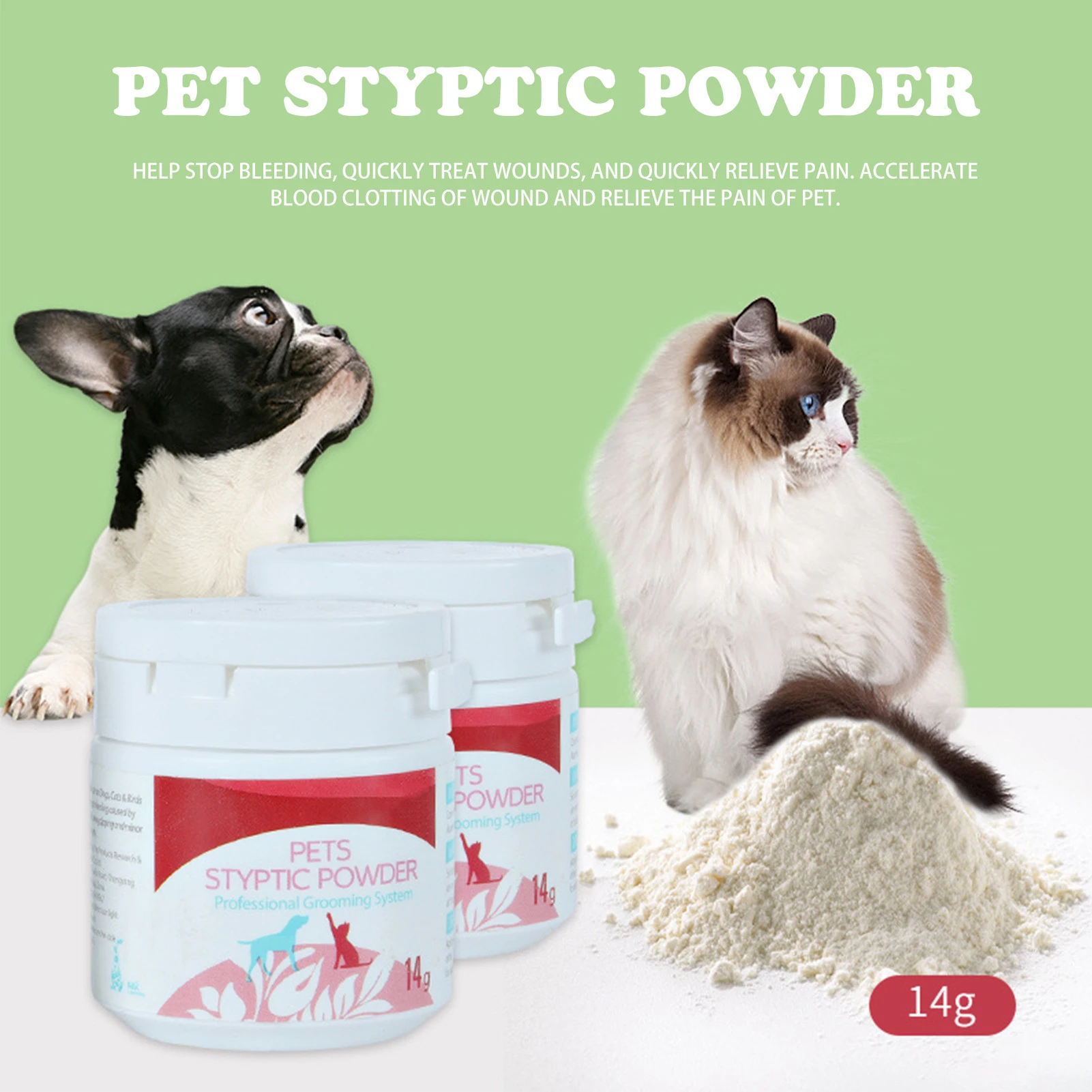 Pet Styptic Stop Bleeding Powder Stop Bleeding Powder Dogs Styptic Powder Dogs Pet