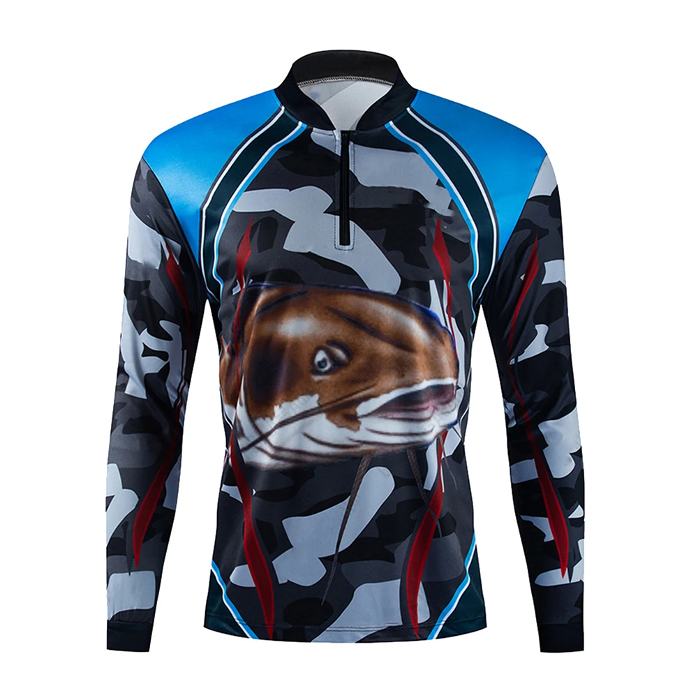 Chemise de pêche Habit homme à manches courtes taille moyenne