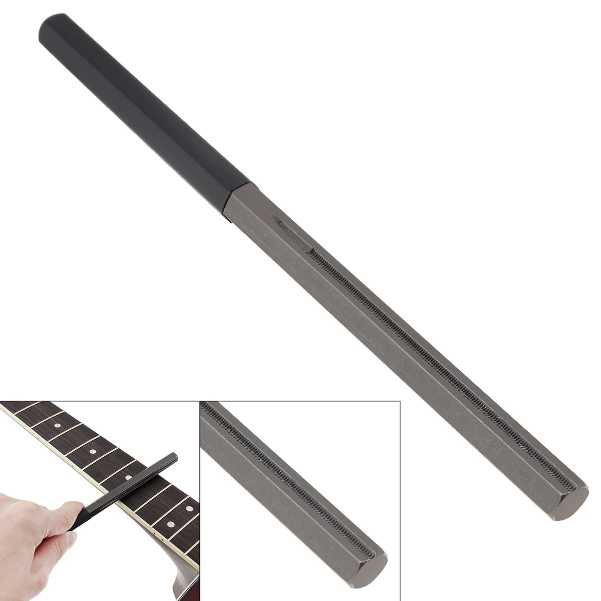 Guitar Fret File Dressing Sanding with 3 Size Edges Luthier Tool for