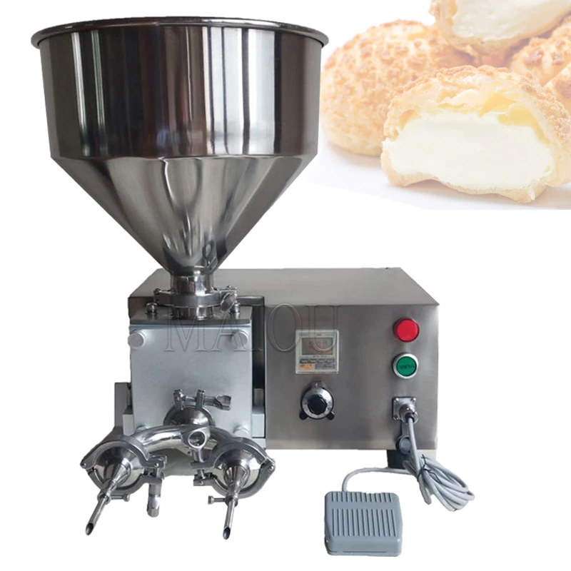 

Bakery Food Bread Chocolate Puff Cake Butter Donut Filler Jam Peanut Butter Ice Cream Paste Filling Machines Injector