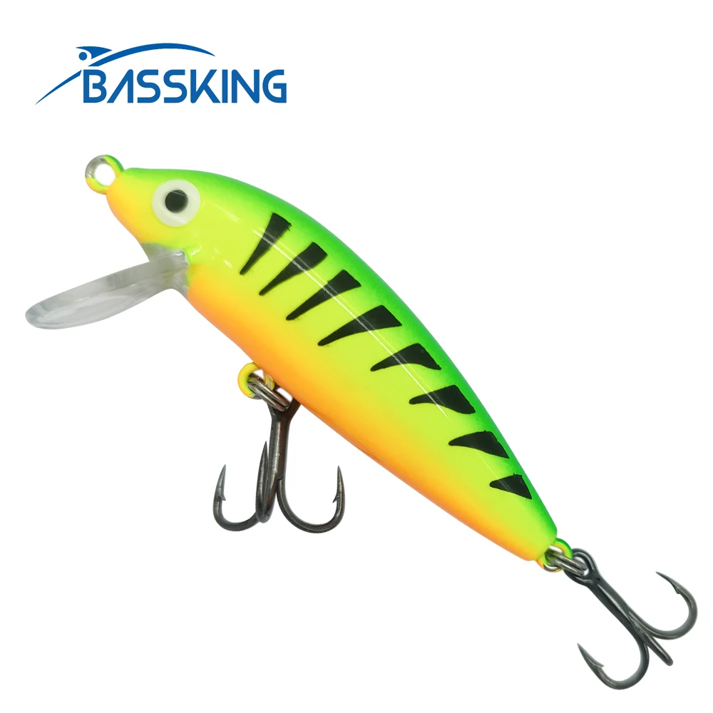 Bassking Minnow Sinking Fishing Lure Freshwater Small Hard Bait