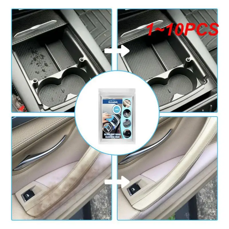 

1~10PCS Car Cleaning Gel Reusable Keyboard Cleaner Gel Automobile Air Vent Dust Removal Gel Multiuse Dirt Cleaner Auto