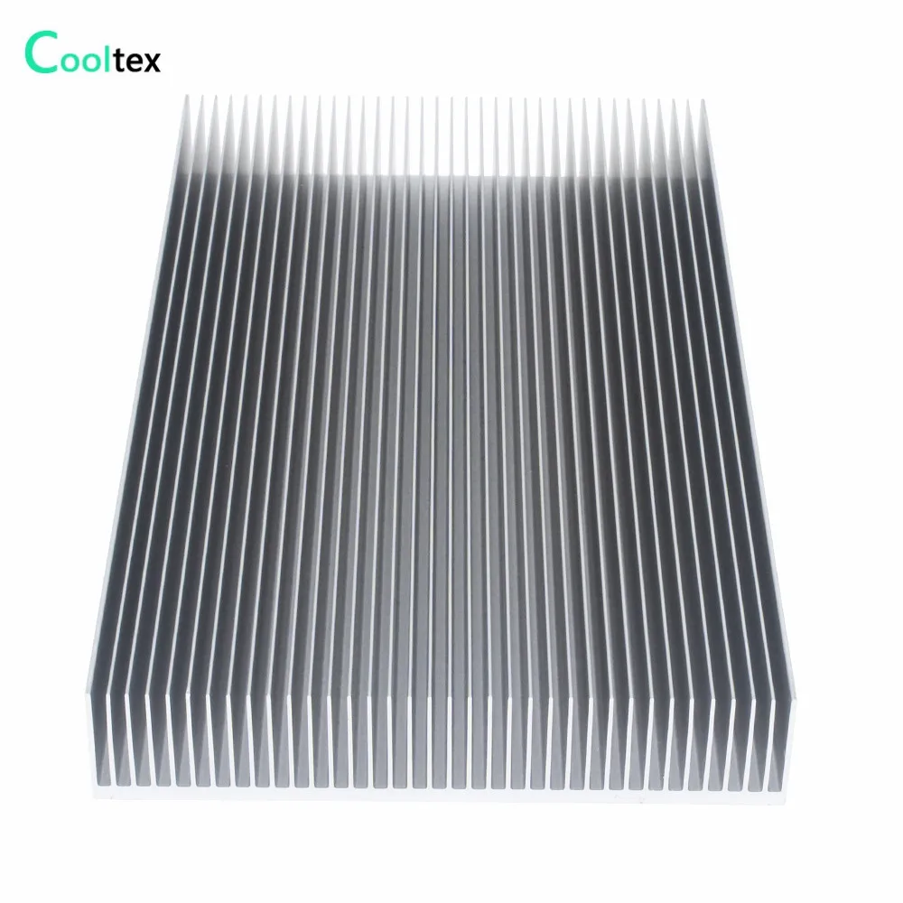 Dissipador de Alumínio Faça Você Mesmo Dissipador de Calor Refrigerador para Chip Led Refrigeração Eletrônica por Dissipação de Calor 200x115.5x23.6 mm - Imagem 6