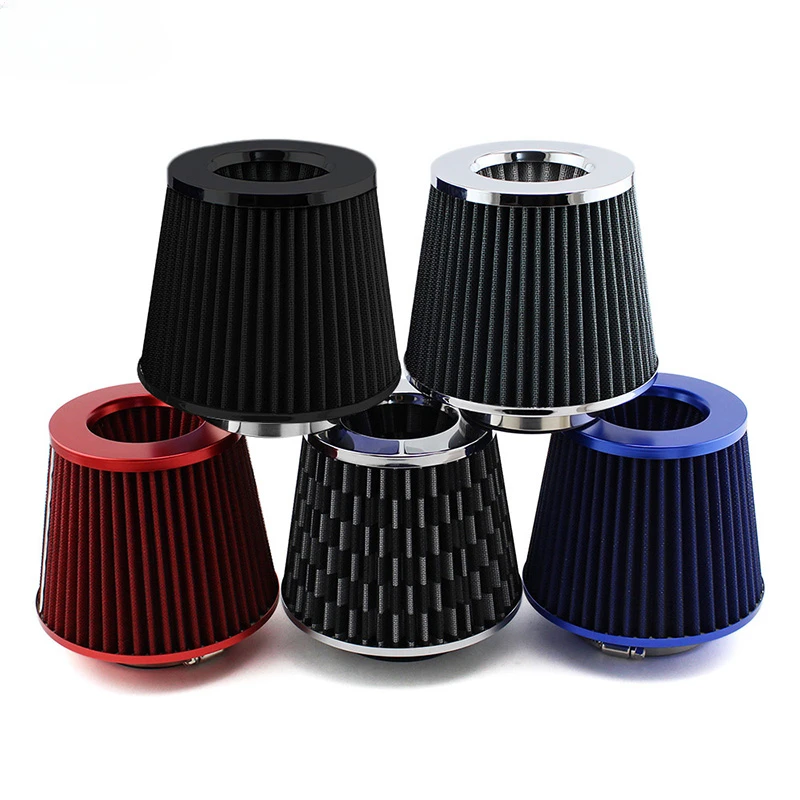 

Performance Air Intake Filter High Flow 76mm Sports Racing Car Tuning Cold Mushroom Head 6 Inch Cone Airfilter Universale