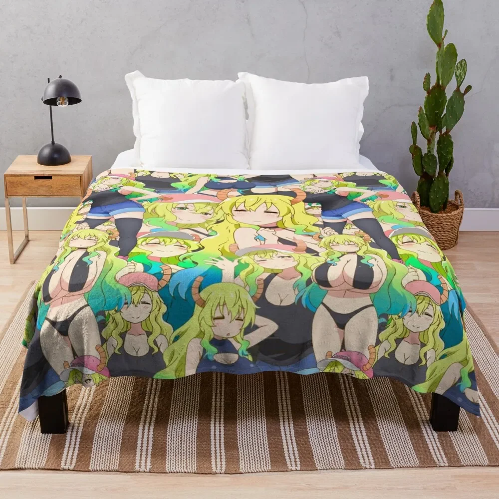 

Lucoa Tribute Pattern Throw Blanket Shaggy Extra Large Throw wednesday Retros Blankets