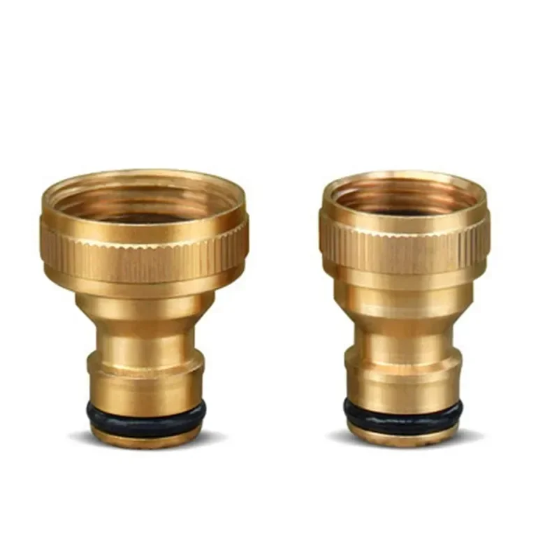 

2 Type G 3/4'' Female/Male To Pure Copper Nipper Quick Connectors For Garden Thread Tap/Faucet Connect Irrigation Durable Joint