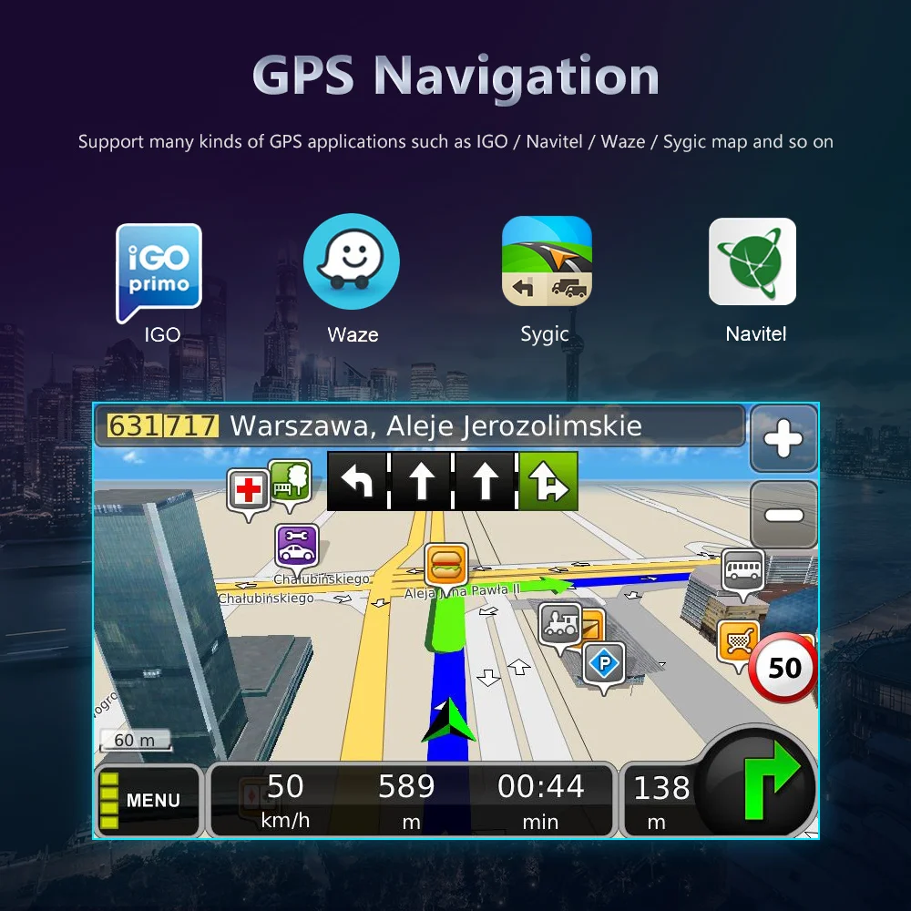 Podofo para Jeep Compass 2007-2010 Radio de coche reproductor de vídeo Multimedia navegación estéreo GPS Android No 2din 2 din dvd 3