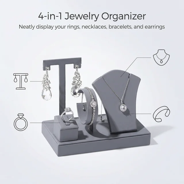 87721-768b59.jpg 1 pièce, solution de rangement créative 4-en-1 pour bijoux (bague, collier, bracelet, boucles d'oreilles) et accessoires de maison