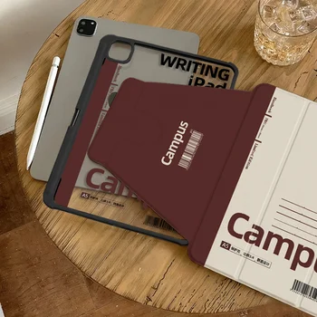 Notebook Classico 360 ° Custodia Rotante per iPad 10a/11a Gen, Air 11 (2026), Pro 11 (2025), Mini 6/7, con Slot per Apple Pencil, Funzione Auto Sleep/Wake