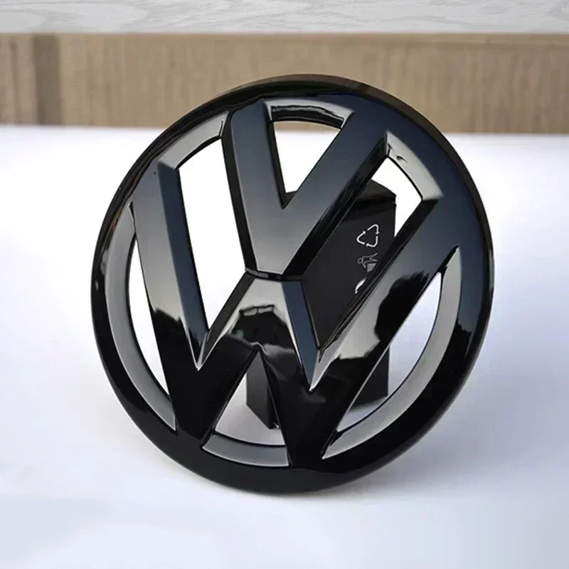 폭스바겐 VW 골프 5 6 7 7.5 8 MK5 MK6 MK7 MK8 폴로 파사트 B8 시로코용 ABS 자동차 전면 그릴 엠블럼 리어 트렁크 배지 로고 2개