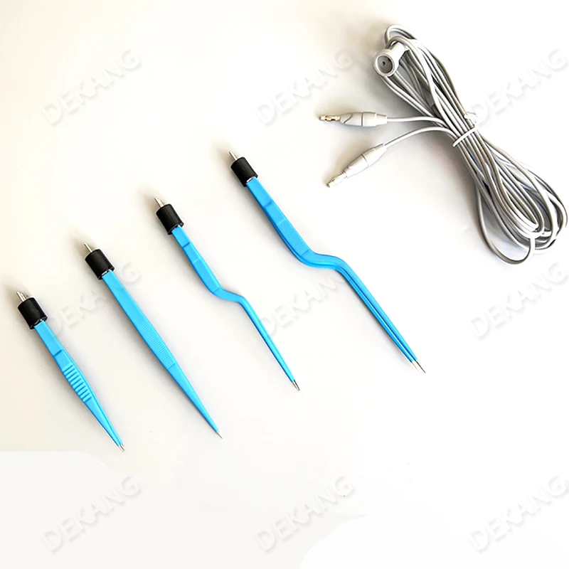 American Gauge Bipolar Coagulation Forceps Adapts All High Frequency Electrotome American Standard Tweezers Connection Wires