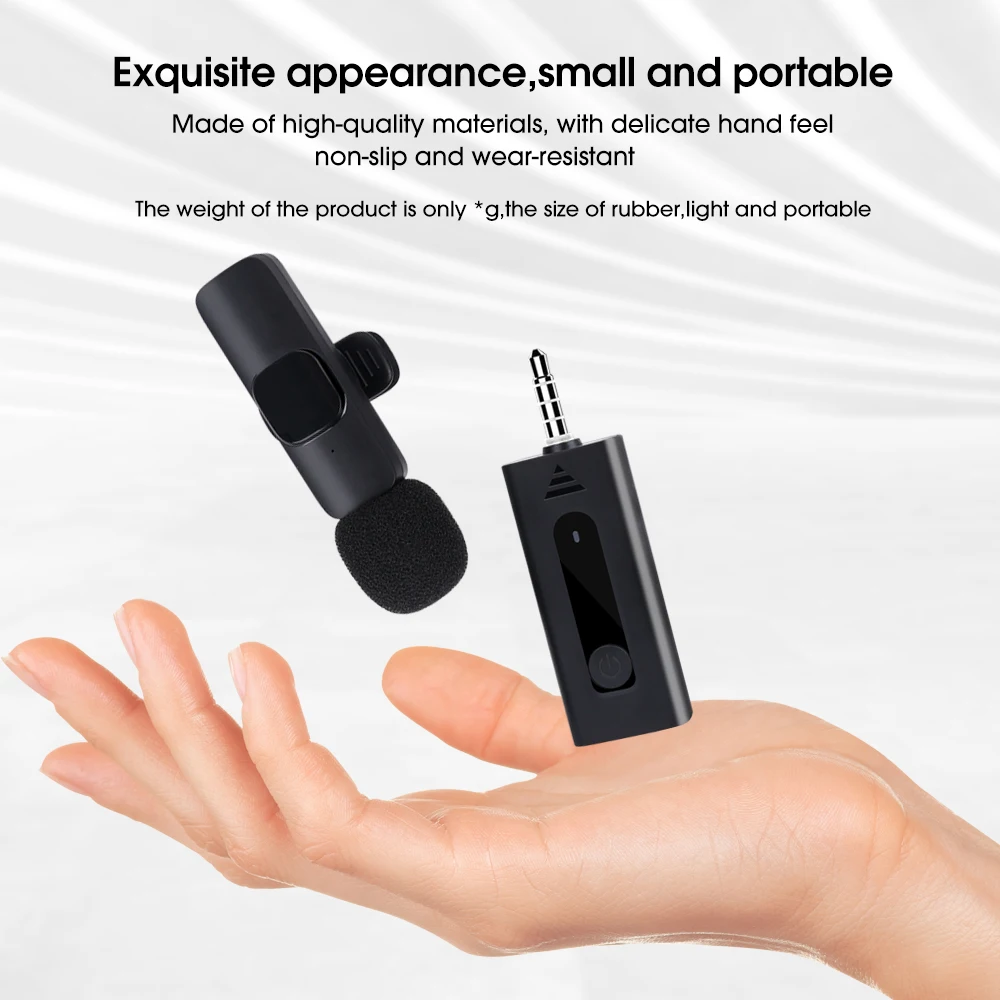 Microphone K35 Pro Lavalier Sans Fil 5.0-3
