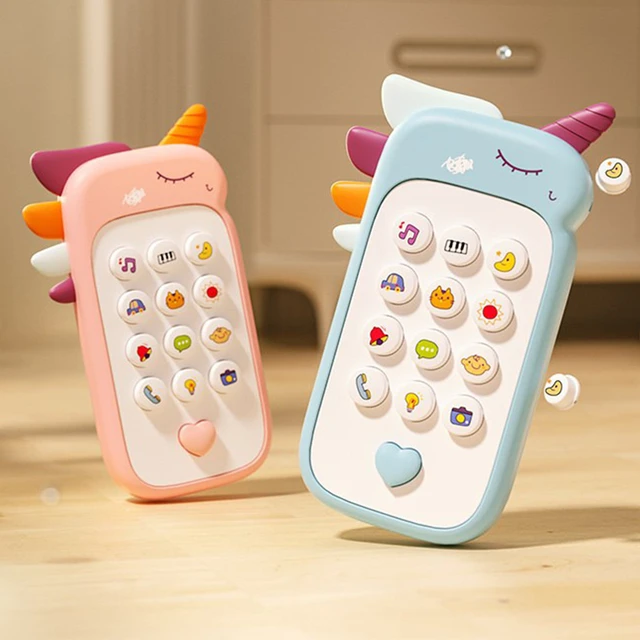 Téléphone pour bébé, Jouet pour téléphone portable pour bébé avec lumières  et musique, jouets d’apprentissage précoce