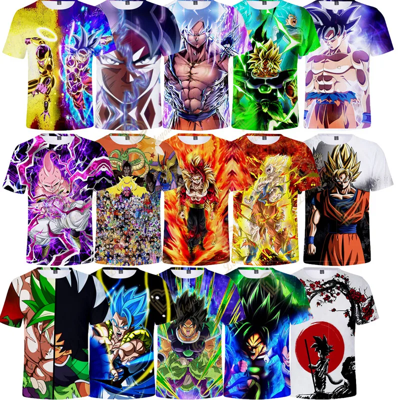 

Dragon Ball Summer Fashion 3D Print T Shirts for Men Casual O-Neck Short Sleeve Oversized T-shirts Streetwear Anime Loose Tops