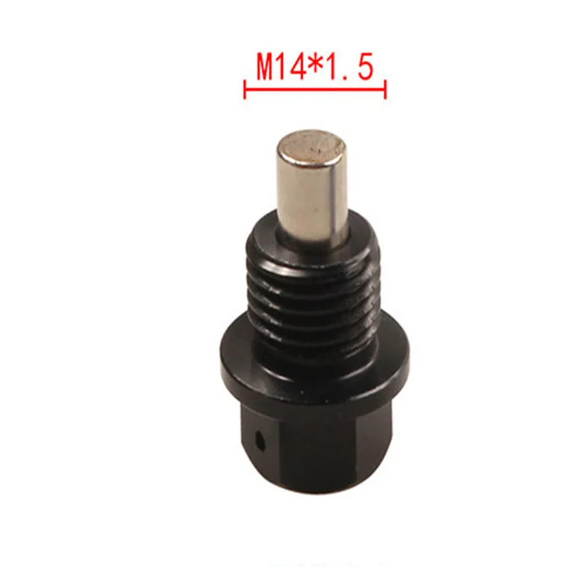 M14 x1.5 Magnetic Oil Drain Plug Aluminum CNC Craft with Drain Bolt Crush Washer Replacement for Honda Accord Civic CR-V Odyssey