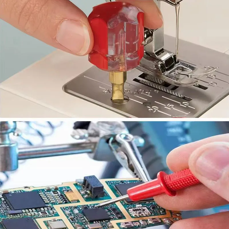 Schraubendreher Kit Set Mini Kleine Tragbare Rettich Kopf Schraubendreher Präzision Auto Reparatur Werkzeuge Transparent Griff Reparatur Hand Werkzeuge – Detail 8