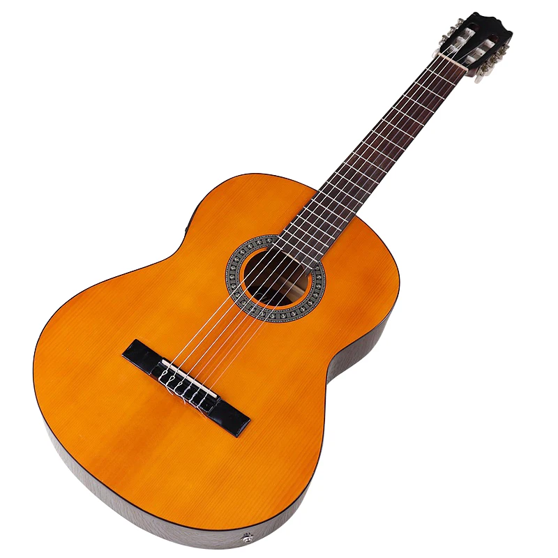 Gitar-Klasik-Oranye-39-Inci-Gloss-Tinggi-6-Senar-Gitar-Klasik-Desain ...