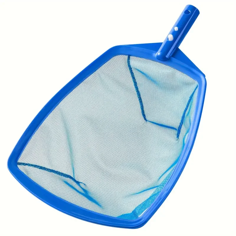 Schwimmbad-Laubkescher mit Netz und Stange, Reinigungswerkzeug für Schwimmbad und Spa mit V-Clip