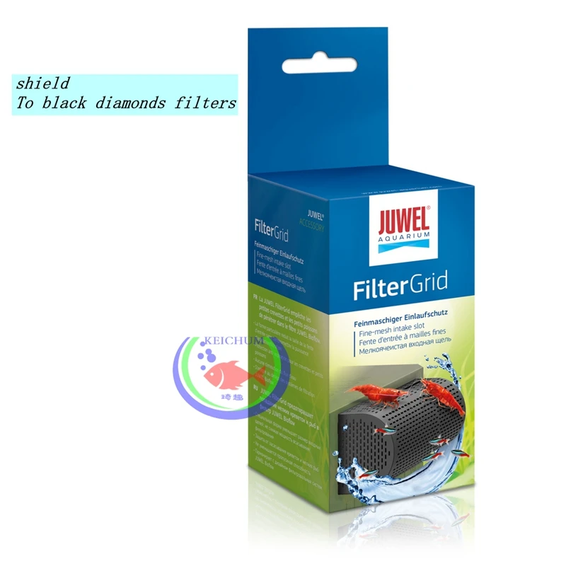 

Juwel's Original Authentic Entrance Fence Is Covered with Small Fish and Shrimp